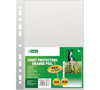 Pack Of 25 Perforated Document Sleeves 100 ?m/Micron Thickness: 0.1 Mm,240 X 350 Mm,Grained