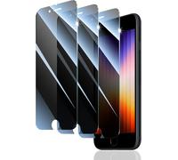 Pack Of 3 Anti-Spy Tempered Glass For Iphone 6/6s/7/8/Se3/Se2020/Se2022, Anti-Spy Glass Screen Protector Accessory, Protective Film, Scratch Resistance, 9h Hardness, No Bubbles