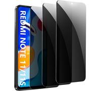 Pack Of 3 Anti-Spy Tempered Glass Screen Protectors For Xiaomi Note 11/11s Anti-Spy Privacy Screen Protector, 14h Hardness, Anti-Scratch