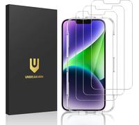 Pack Of 3 Screen Protectors For Iphone 14-9h Hardness-For Iphone 14 (6.1 Inches)-Double Defense Screen Protection-Anti-Scratch,Anti-Fingerprint And Bubble-Free