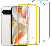 Pack Of 3 Tempered Glass For Google Pixel 9 Pro Xl 2024 (6.8 Inches) [Fingerprint Unlock Compatible] With Easy Alignment Tool, Anti-Scratch, Bubble-Free, 9h Hardness