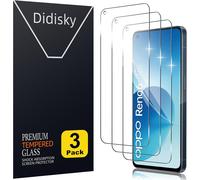 Pack Of 3 Tempered Glass Screen Protector Film For Oppo Reno 6, Scratch Resistance, 20h Hardness, No Bubbles, High Definition