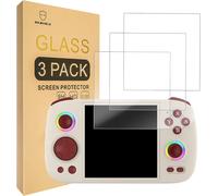 Pack of 3 Tempered Glass Screen Protector Films Compatible with Anbernic RG Cube 9H Hardness