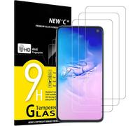 Pack Of 3 Tempered Glass Screen Protector Films For Samsung Galaxy S10e, Anti-Scratch, Bubble-Free, Ultra-Resistant (0.33 Mm Hd Ultra Transparent) 9h Hardness Glass
