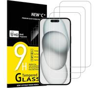 Pack Of 3, Tempered Glass Screen Protector For Iphone 16 Plus, Iphone 15 Pro , Iphone 15 Plus (6.7 Inches), Ultra Resistant Bubble-Free Screen Protector (0.33 Mm Hd Ultra Transparent) 9h
