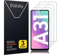 Pack Of 3 Tempered Glass Screen Protector For Samsung Galaxy A31, Scratch Resistance, 9h Hardness, No Bubbles, High Definition
