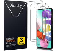 Pack Of 3 Tempered Glass Screen Protector For Samsung Galaxy A51, 9h Hardness, No Bubbles, High Definition