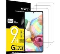 Pack Of 3 Tempered Glass Screen Protector For Samsung Galaxy A71, Note 10 Lite, Effective Anti-Scratch, Bubble-Free \ Ultra Resistant (0.33 Mm Hd Ultra Transparent) 9h Hardness Glass