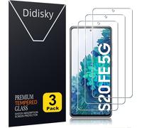 Pack Of 3 Tempered Glass Screen Protector For Samsung Galaxy S20 Fe - Scratch Resistant - 9h Hardness, No Bubbles, High Definition