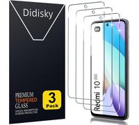 Pack Of 3 Tempered Glass Screen Protector For Xiaomi 10 2022, 10 2021 6.5 Inch (Not For 10 5g/10a/10c/10s), 9h Hardness, Bubble-Free, High Definition