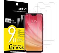 Pack Of 3 Tempered Glass Screen Protector For Xiaomi Mi 8 Lite, Mi 8x, Effective Anti-Scratch, Bubble-Free ¿ Ultra Resistant (0.33 Mm Hd Ultra Transparent) 9h Hardness Glass