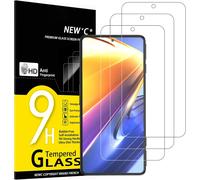 Pack Of 3 Tempered Glass Screen Protector For Xiaomi Poco F4 Gt 5g, Poco X4 Pro 5g, Effective Anti-Scratch, Bubble-Free ¿ Ultra Resistant (0.33 Mm Hd Ultra Transparent) 9h Hardness Glass