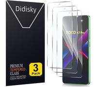 Pack Of 3 Tempered Glass Screen Protector For Xiaomi Poco X7 Pro 6.67 Inches, Anti-Scratch, 9h Hardness, No Bubbles, High Definition