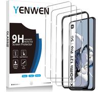 Pack Of 3 Tempered Glass Screen Protectors Compatible With Xiaomi Mi 12t Pro 5g/Mi 12t 5g, 9h Hardness Glass Screen Protector Film Anti-Scratch High Definition Bubble-Free With Easy Alignment