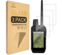 Pack of 3 Tempered Glass Screen Protectors for Garmin Alpha 300/Alpha 300i 9H Hardness