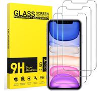 Pack Of 3 Tempered Glass Screen Protectors For Iphone Xr, Heavy Duty, Anti-Scratch, Bubble-Free Screen Protector With Iphone Xr 6.1 Inches