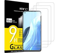 Pack Of 3 Tempered Glass Screen Protectors For Oppo Reno 7, Effective Against Scratches \ Bubble-Free \ Ultra Resistant (0.33 Mm Hd Ultra Transparent) 9h Hardness Glass