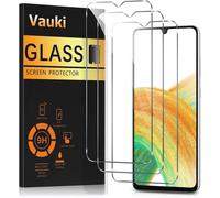 Pack Of 3 Tempered Glass Screen Protectors For Samsung Galaxy A33 5g, Ultra Resistant, Hd Ultra Transparent, Bubble-Free, 9h Hardness Glass Screen Protector For Samsung A33 5g 6.4 Inches, Clear