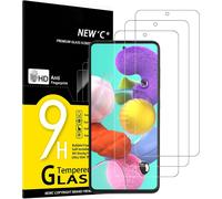 Pack Of 3 Tempered Glass Screen Protectors For Samsung Galaxy A51, Effective Against Scratches \ Bubble-Free \ Ultra Resistant (0.33 Mm Hd Ultra Transparent) 9h Hardness Glass