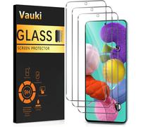 Pack Of 3 Tempered Glass Screen Protectors For Samsung Galaxy A51, Ultra Resistant, Hd Ultra Transparent, Bubble-Free, 9h Hardness Glass, 6.5 Inches, Clear