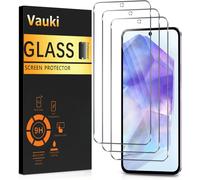 Pack Of 3 Tempered Glass Screen Protectors For Samsung Galaxy A55 5g / A35 5g, Ultra Resistant, Hd Ultra Transparent, Bubble-Free, 9h Hardness Glass, 6.5-Inch Clear
