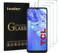 Pack Of 3 Tempered Glass Screen Protectors For Tcl 40r 5g / 30 Se / 30e / 405/408 / 305 / 305i / 306 / Zte Blade A73 5g / A53 / A53+ / A53 Plus / A52 Lite, 9h Hardness, Anti-Scratch,