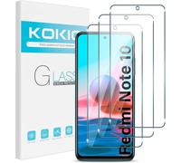 Pack Of 3 Tempered Glass Screen Protectors For Xiaomi Note 10, Note 10s, 9h Hardness Scratch Resistant Ultra Hd Full Screen Protector