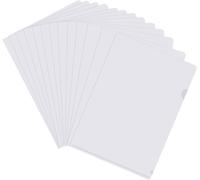 Pack Of 30 A4 Plastic Document Wallets,Transparent Document Wallets For A4 Document Wallets For Office School Documents Classification (Transparent)