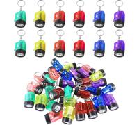 Pack Of 30 Mini Keychain Flashlights For Children - 4 Cm - Mini Led Flashlight - Mini Flashlight For Outdoor, Camping, Hiking, Random Color