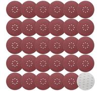 Pack of 30 Sandpaper 225 mm 40 Grit 8 Hole Sanding Discs 225 mm for Giraffe Drywall Sander
