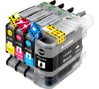 Pack Of 4 Compatible Ink Cartridges For Brother Lc-123 Mfc J245 J870Dw J4410Dw J4510Dw J4610Dw J470Dw J4710Dw J650Dw J6520Dw J6720Dw J6920Dw Dcp J132W J152W J4111 00Dw J5 52.Dw J752Dw
