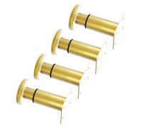 Pack of 4 Gold Adjustable Furniture Legs General Telescoping Support Feet Extendable Furniture Legs for Homes & Office Stylish Bed Lifts