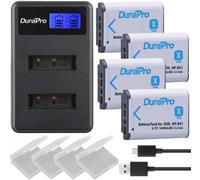 Pack of 4 NP-BX1 NP BX1 Battery + Dual USB LCD Charger for Sony NP-BX1 Battery Sony DSC-RX100 RX100 II DSC-WX500 HX300 WX300 HX400V WX300 WX350 HDR AS100V AS200V AS15 AS30V AS30V AS30V AS100V