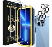 Pack Of 4 Tempered Glass Compatible With Iphone 13 Pro 6.7 Inches, With 2 Pieces Rear Camera Protector And Free Installation Kit, Screen Protector Film [Anti-Scratch]