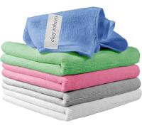 Pack Of 5 Microfibre Cloths,Mixed,Machine Washable