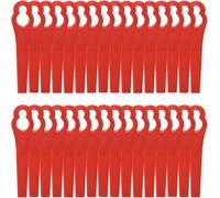 Pack of 50 Plastic Replacement Blades for Brushcutter,Replacement Blades for Edging,Plastic Lawnmower,Plastic Cutting Blades for Garden and Lawn Edging