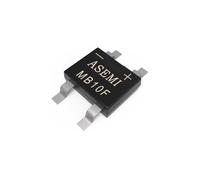 (Pack of 50pcs) MB10F ASEMI MBF-4 Package Surface Mount 1A1000v Mini Bridge Rectifier Diode for Led…