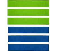 Pack Of 6 Elastic Bands For Pilates Yoga,Green And Blue