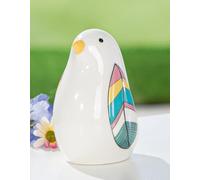 Pack of 6 Figure, Bird, Porcelain, white, PU 6, L. 8 cm, W. 7 cm, H. 10 cm