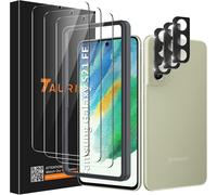 Pack Of 6 Tempered Glass Compatible With Samsung Galaxy S21 Fe 5g - 3 Pieces Screen Protectors + 3 Pieces Rear Camera Protectors - [Hd Ultra Glass] Shockproof Anti-Scratch Shatterproof