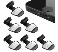 Pack of 6 Type C Port Dust Caps, Dust Caps Phone Type C Anti Dust Charging Port Plug, Protégez vos appareils avec USB-C Anti-poussière Plug Anti-Perte Coque de Protection un petit truc en plus dvd