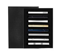 PACK OF 8 ÉLECTRES D'ÉTAGE D'ÉTAGE MEN SET CLIP TIE CLIP POUR LES MEN ALLUMENT VOS IMAGES PROFESSIONNES AVEC CES ACCESSOIRES SIMPLE