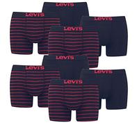 Pack of 8 Levis Men Vintage Stripe YD B Boxer Brief Boxershorts Underpants Pant Underwear, Farben:786 - Red/Black, Größe Bekleidung:XXL