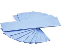 Pack of 9 Assorted Thickness 0.5 1.0 1.5mm Heat Conductive Silicone Pads with 6.0W/mk Thermal Conductivity,Soft Safe Simple to Apply for SSD CPU GPU-Blue.[E656]