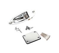 Pack of Stylish Gold Plated Guitar Accessory Set for Appearance and Safe in Instrument Upgrades Output Jacks Plate Assembly Set