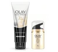 Pack Olay Total Effects - Crème de jour avec SPF 15 50 ml + Nettoyant moussant 100 ml