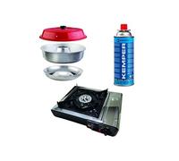 PACK OMNIA Four nomade + INCASA Réchaud à gaz + KEMPER Cartouche de gaz