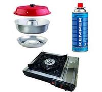 PACK OMNIA Four nomade + INCASA Réchaud à gaz + KEMPER Cartouche de gaz G