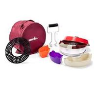Pack 2 : Four + Plaque de cuisson + Sac + Lot de 6 moules en silicone + Poignée de levage