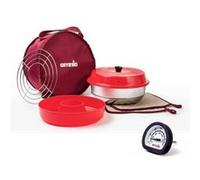 pack omnia four sac 2 maniques grille moule en silicone thermomètre multifonction G